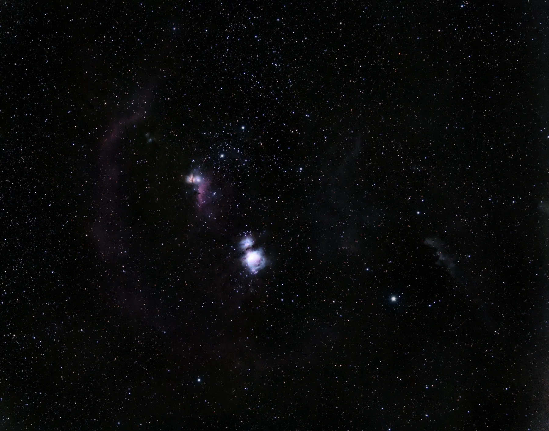 Orion Molecular Cloud Complex photographed from Croatia